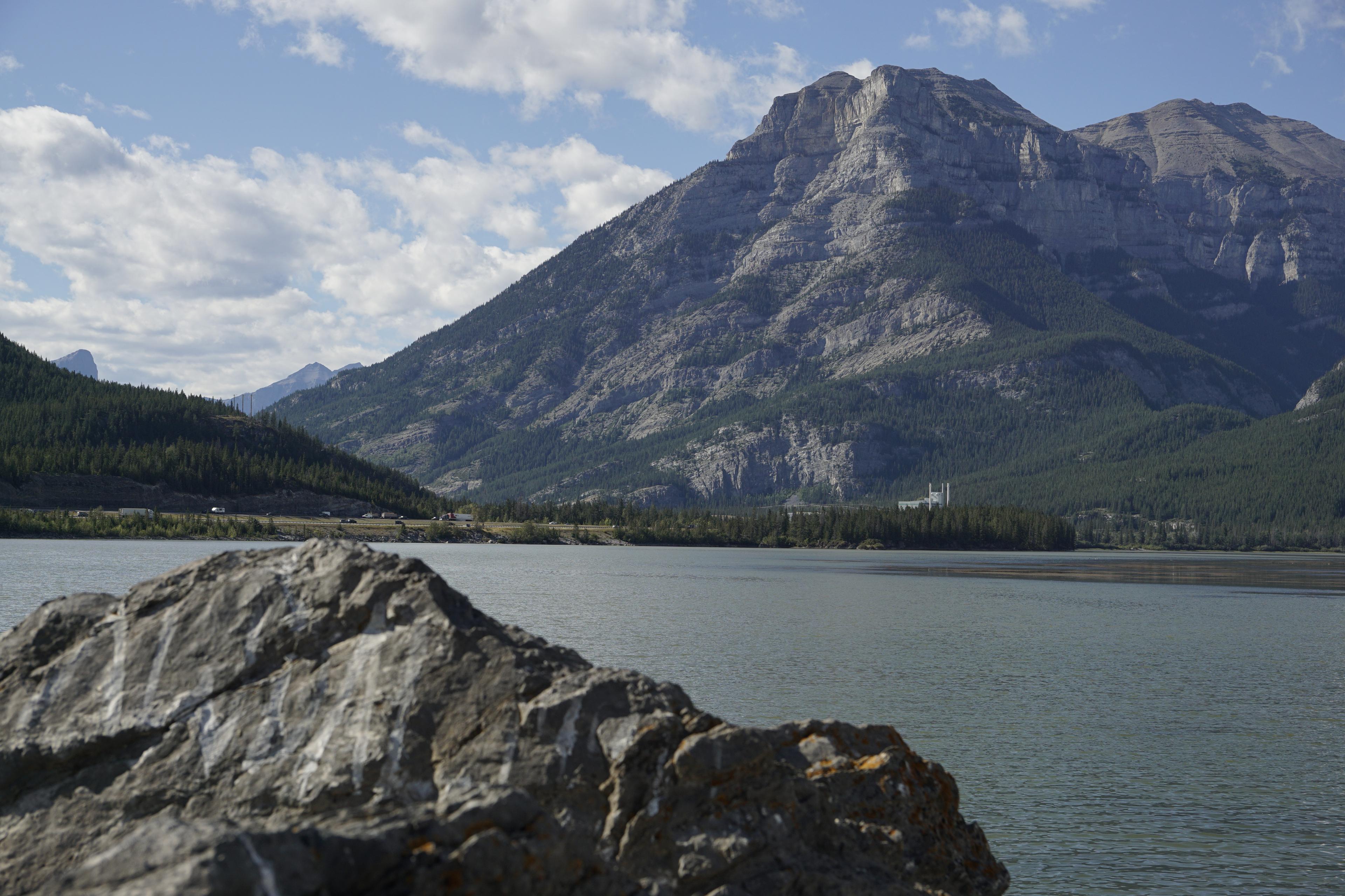 Mountain and lake view